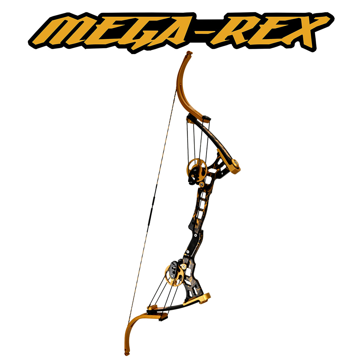 Mega-Rex Bowfishing Bow – Apex Gold Color RH | Midwest Archery