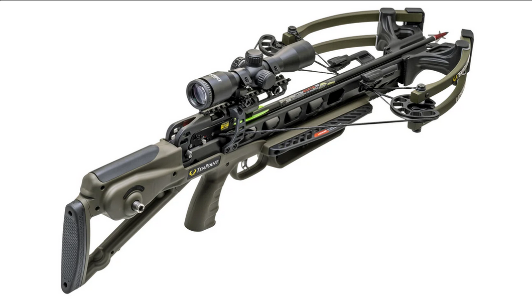 TenPoint Venom X Acuslide, Proview 400 Scope, Moss Green Crossbow Package