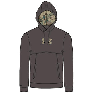 UA Icon Caliber Hoodie Maverick Brown Large