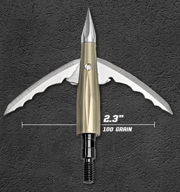 Beast Broadheads Aluminum Broadheads 2 Blade 2.3