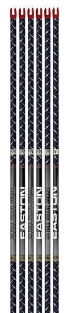 Easton FMJ 4MM Shafts w/50grain Aluminum Half-Out Inserts 12 pk