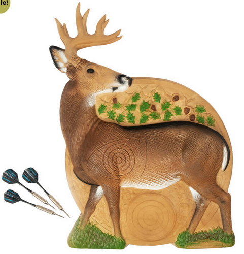 Game Room Hunt Series Dartboard Whitetail Deer