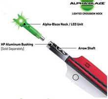 Load image into Gallery viewer, TenPoint Alpha-Blaze Lighted Crossbow Nock (3-pack)