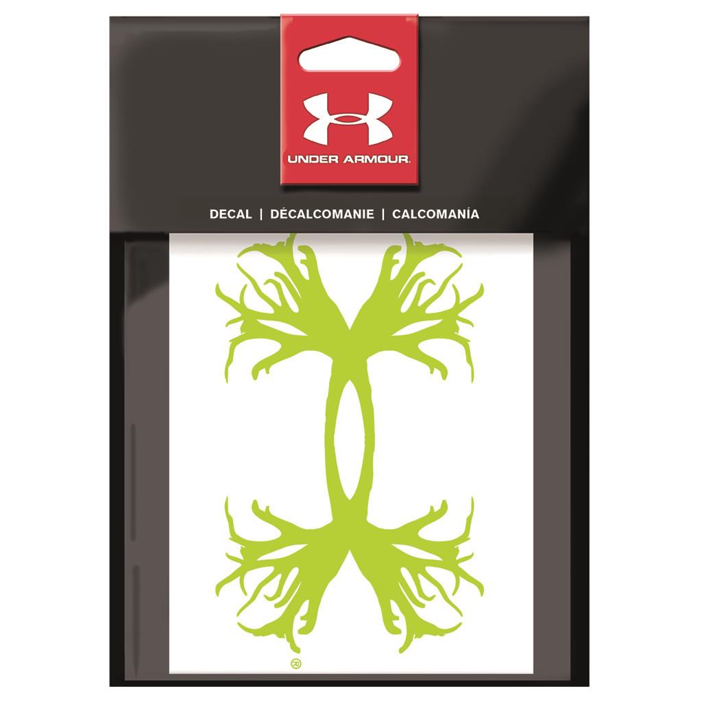 Under Armour Antler Decal Neon Green 6 in.