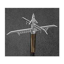 Load image into Gallery viewer, Beast Turkey Decapper Broadhead 4" Cut, 6 Blade, 165 Grain, 4 pk