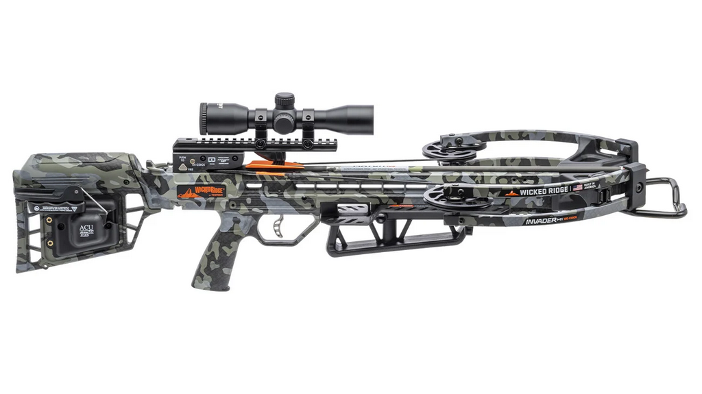 Wicked Ridge Invader M1 ACUdraw 50 Sled De-Cock Crossbow Package ...