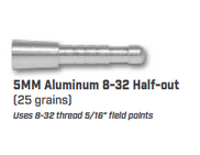 Easton Axis 5MM Shafts w/Half-Out Inserts, 12pk