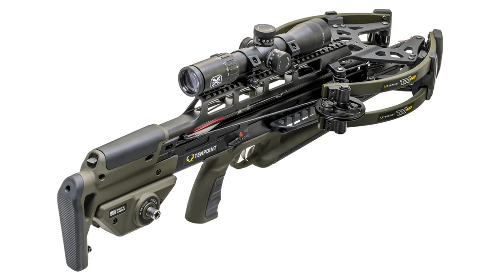TenPoint TX 440 Crossbow Package, EVO-X Scope, Moss Green | Midwest Archery