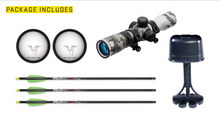 Load image into Gallery viewer, TenPoint Stealth 450R Vektra Camo Crossbow Package w/Rangemaster 100 Scope and Acuslide