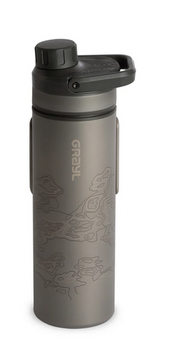 Grayl 16.9oz UltraPress® Ti Purifier Covert Black