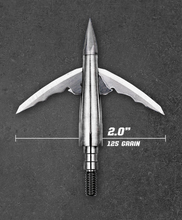 Load image into Gallery viewer, Beast Titanium-Steel Hybrid Broadheads 2&quot; Cut, 2 Blade, 125 gr