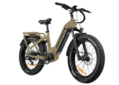 Rambo Bikes Savage 2.0 Flat Dark Earth Tannus Installed Tires