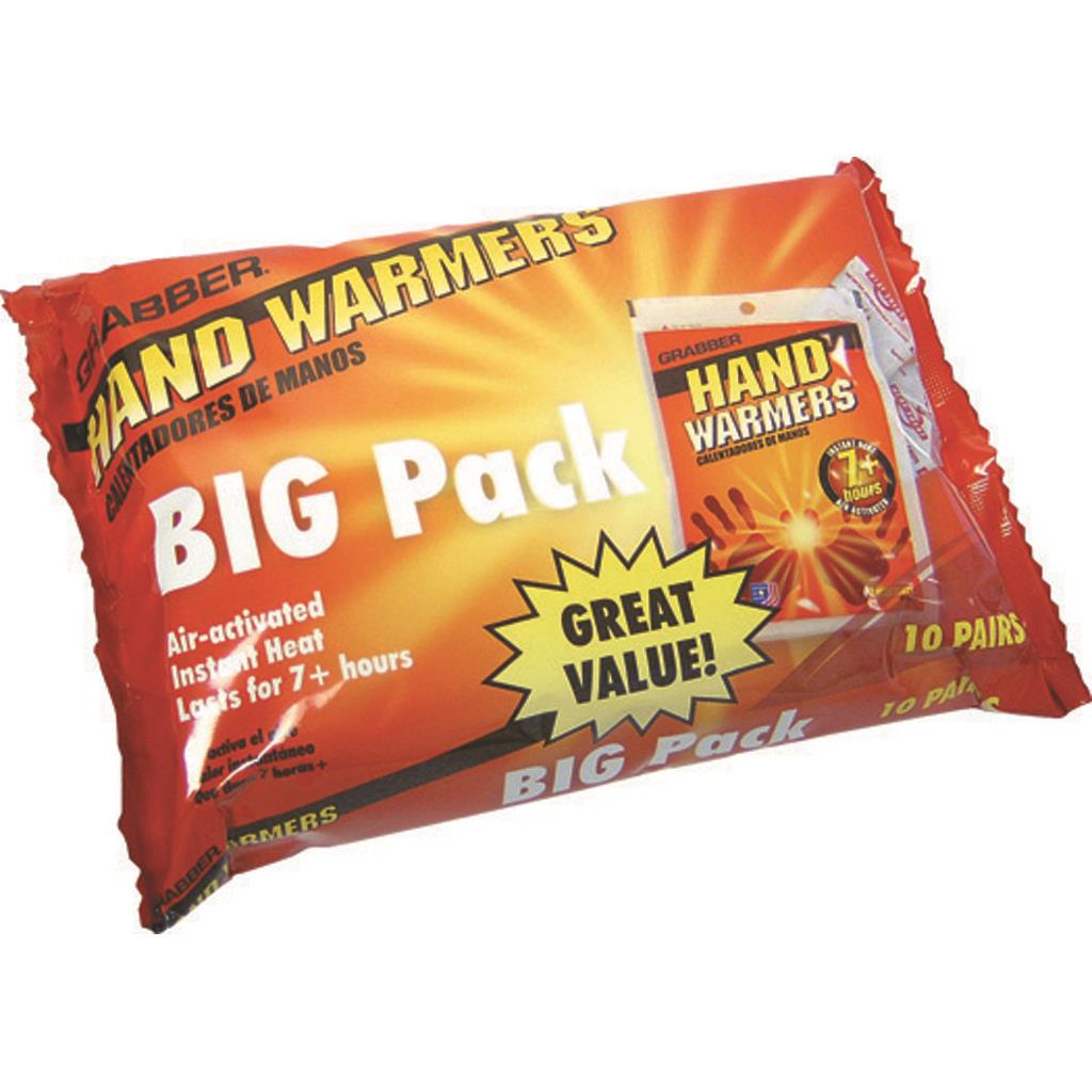 Grabber Hand Warmer Display 10 pr.