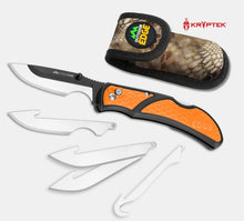 Load image into Gallery viewer, Outdoor Edge 3.0" RazorCape Hunting Knife Orange