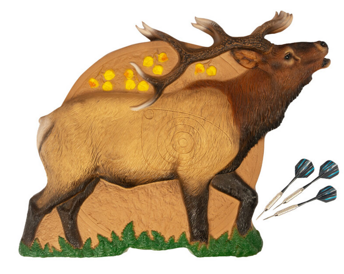 Game Room Hunt Series Dartboard Elk