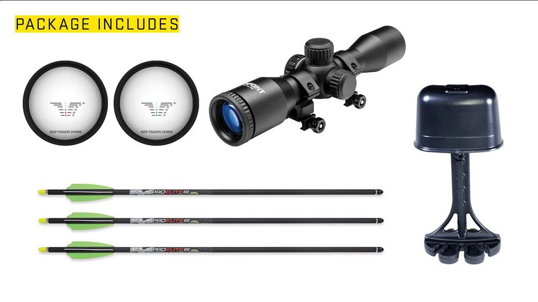 TenPoint Venom X Acuslide, Proview 400 Scope, Moss Green Crossbow ...