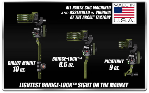 Axcel Driver Plus Picatinny Slider Sight w/AVX-41 (single pin, .010