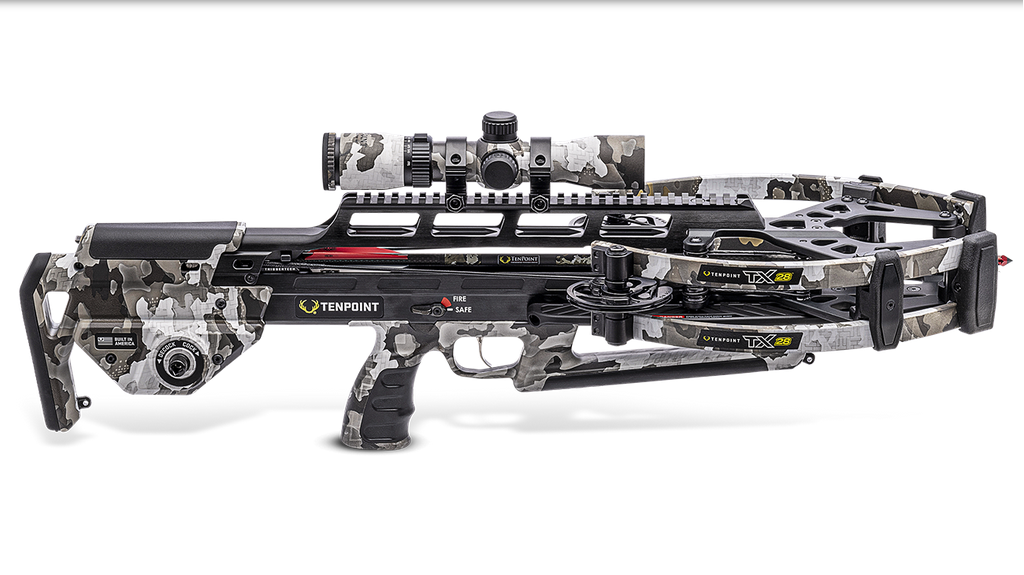 TenPoint TX28 Vektra Camo Crossbow Package w/Rangemaster 100 Scope