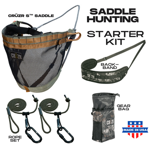 CRÜZR S Saddle Hunting Starter Kit, Black