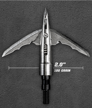 Load image into Gallery viewer, Beast Titanium  Broadheads 2&quot; Cut, 2 Blade, 100 gr, 3pk