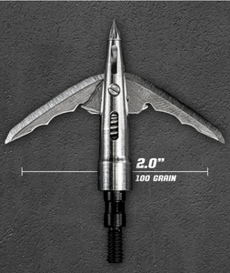 Beast Titanium  Broadheads 2" Cut, 2 Blade, 100 gr, 3pk