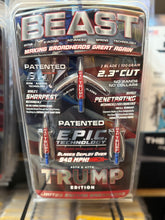 Load image into Gallery viewer, Beast Broadheads Trump Edition 2 Blade  3 pk 100 gr 2.3"