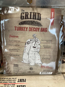 The Grind Turkey Decoy Bag Dark Solid Earth