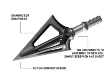 Load image into Gallery viewer, TenPoint Evo-X Montec Broadhead 100gr 3pk - Midwest Archery