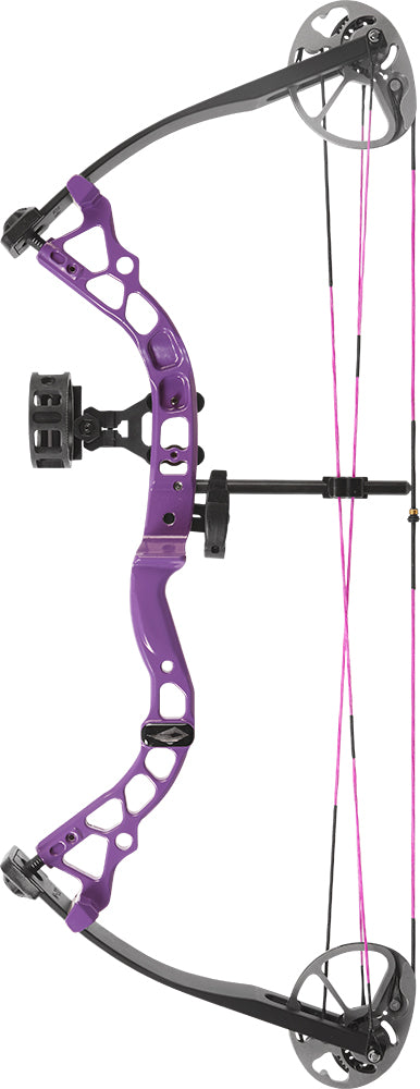 Diamond Atomic Youth Compound Bow RH Purple - Midwest Archery