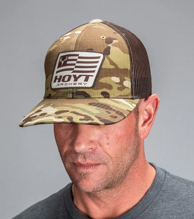 Hoyt Alpha Hoyt Camo Hat (Richardson 862) - Midwest Archery