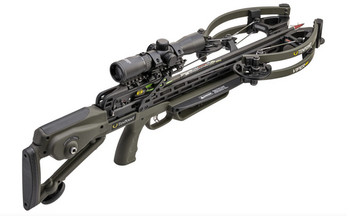 TenPoint Viper 430 Crossbow Package, Moss Green, Rangemaster 100 Scope, ACUslide