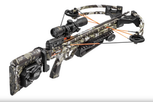 Wicked Ridge Raider 400 De-Cock Crossbow Package, Peak XT Camo, Proview Scope, ACUdraw