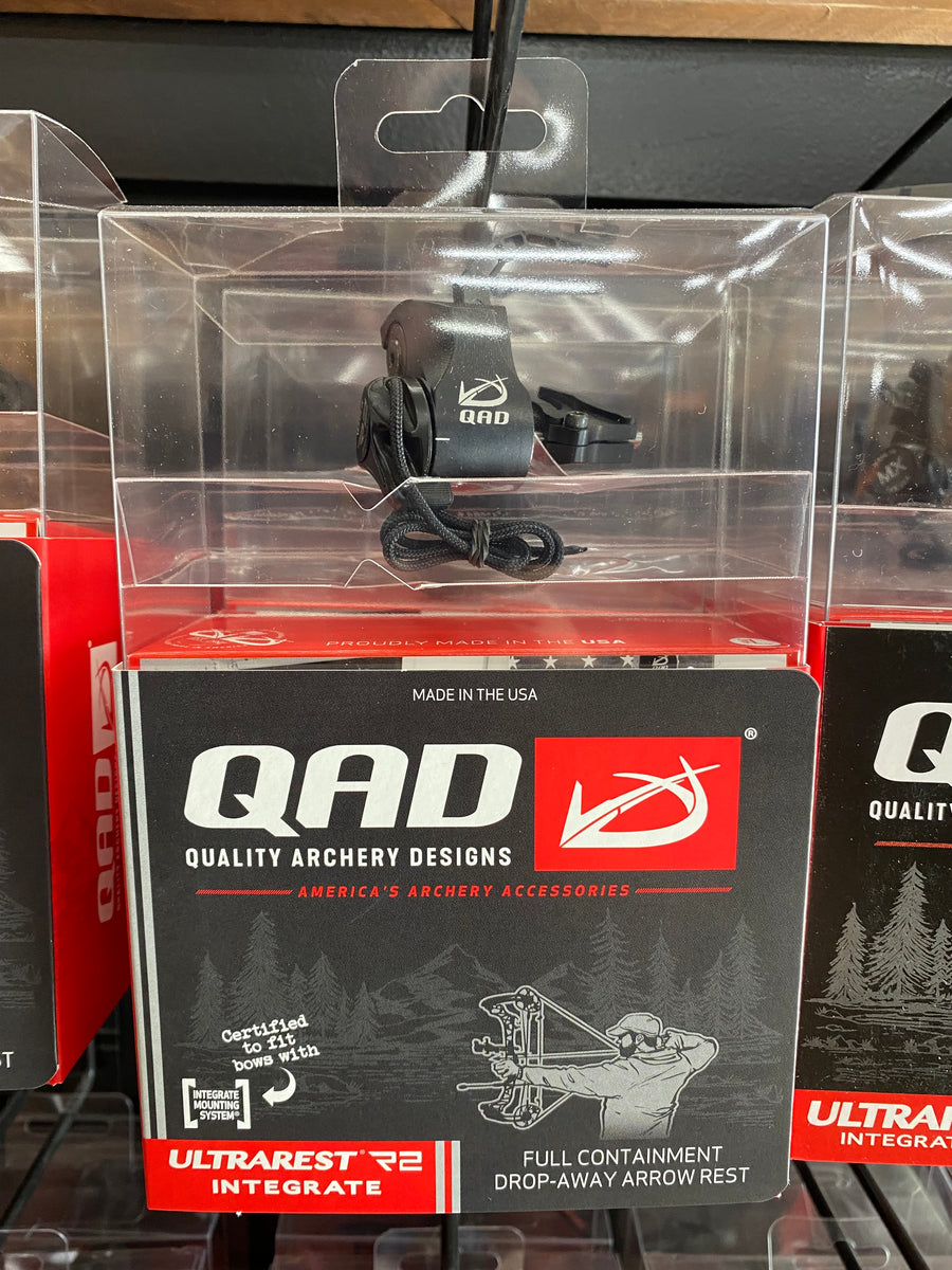 QAD Ultrarest Integrate R2 Arrow Rest Black LH | Midwest Archery