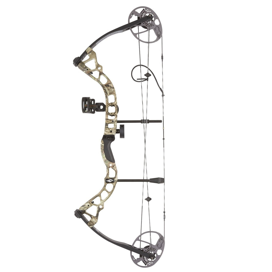 Diamond Prism Bow Package - Mossy Oak Country 18-30 in 5-55 lb RH - Midwest Archery