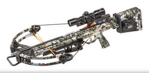 Wicked Ridge Raider 400 De-Cock Crossbow Package, Peak XT Camo, Proview Scope, ACUdraw