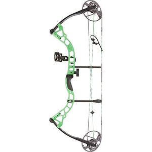 Diamond Prism Bow Package - Green 18-30 in. 5-55 lbs. RH - Midwest Archery