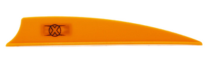 Bohning X Vane 3.5" Shield Neon Orange 36 pk - Midwest Archery