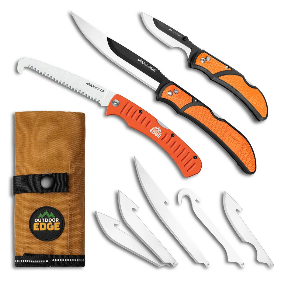Outdoor Edge RazorGuide Pak™ Replaceable Blade Hunters Combo Kit