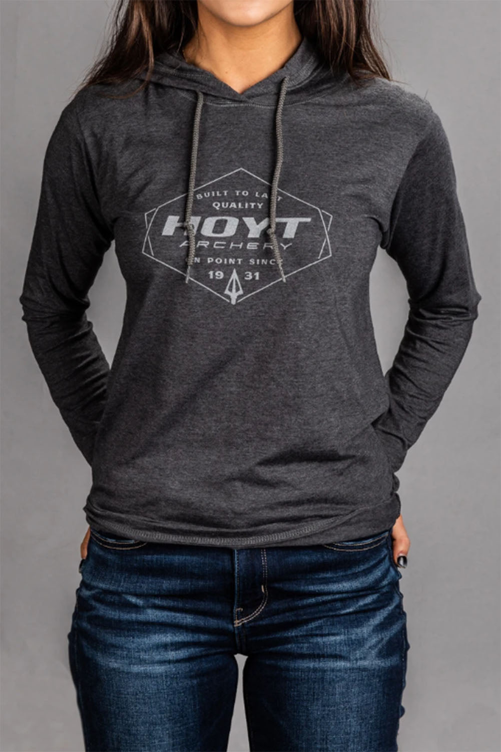 Hoyt Ladies On Point Hooded Long-Sleeved Shirt
