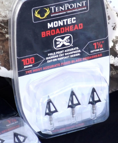 TenPoint Evo-X Montec Broadhead 100gr 3pk - Midwest Archery