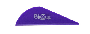 Bohning 2" Blazer Vanes Purple 36ct - Midwest Archery