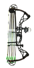 Load image into Gallery viewer, Option Archery Quivalizer QVM Black 5 Arrow w/Adjustable Arrow Gripper