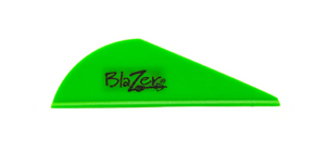 Bohning 2" Blazer Vanes Neon Green 36ct - Midwest Archery