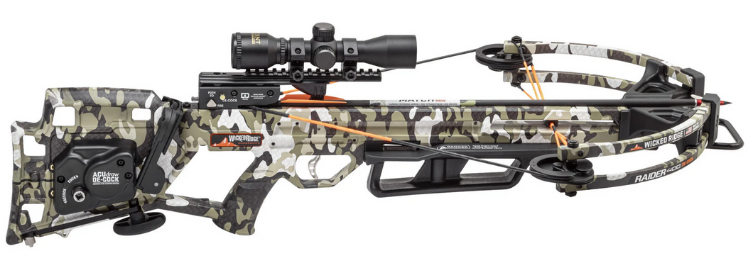 TenPoint Wicked Ridge Raider 400 De-Cock Crossbow Package
