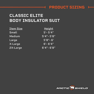 Arctic Shield Classic Elite Body Insulator Suit RT Edge - Midwest Archery