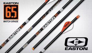 Easton 6.5MM Acu-Carbon Match Grade Arrows Fletched 6pk - Midwest Archery