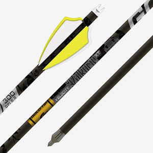 Gold Tip Velocity Valkyrie XT Arrows 4-Fletched 2.75" Vanes 340 6 - Midwest Archery