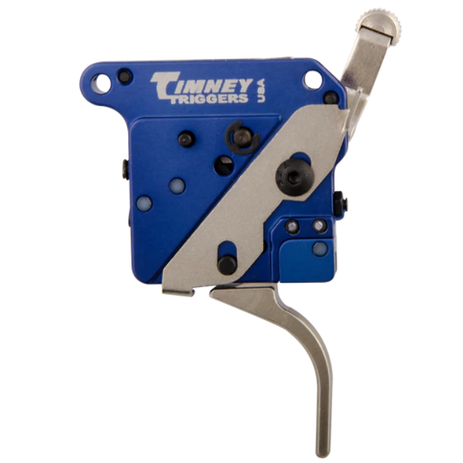 Timney Triggers Remington 700, 2 Stage, Straight, Right Hand, Nickel Plated, 8oz/1lb - Midwest Archery